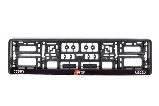 RAMKA TABLICY REJESTRACYJNEJ LOGO AUDI RS 1SZT