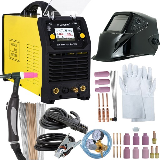 Spawarka Magnum TIG 200 AC/DC Pro Puls zestaw