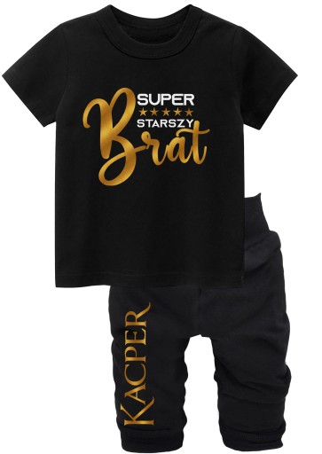 Komplet Super starszy brat dowolne imię r. 104