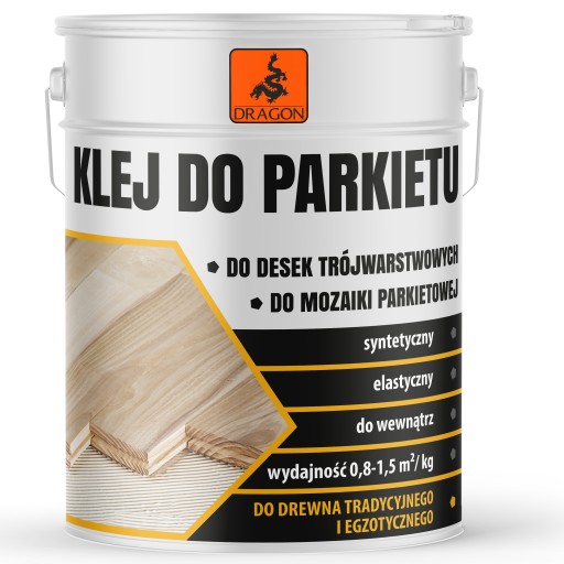 KLEJ DO PARKIETU SYNTETYCZNY 5KG DRAGON