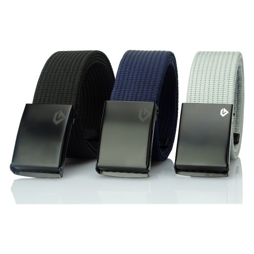 GRACIO 3pack parcianych PASKOW meskich 3KOLORY