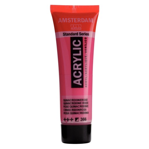 Farba akrylowa Amsterdam - Quinacridone Rose 20 ml