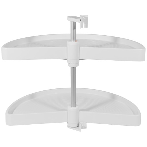 Półka obrotowa SHELVO 1/2 fi 650mm Emuca - biała