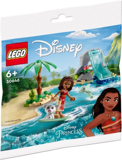 Oryginalne LEGO Disney 30646 VAIANA I ZATOKA DELFINÓW Klocki NOWE