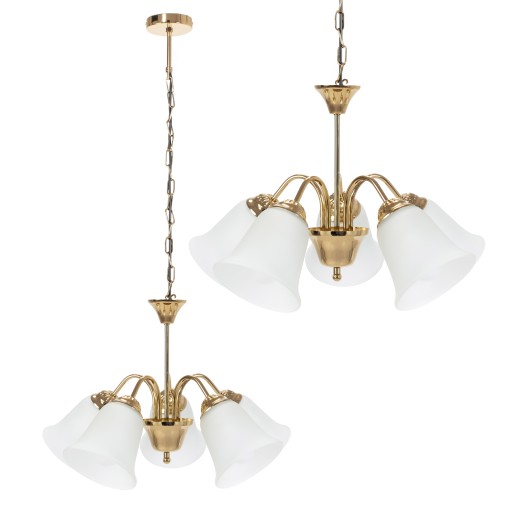 LAMPA WISZĄCA KLASYCZNA ŻYRANDOL VINTAGE RETRO E27
