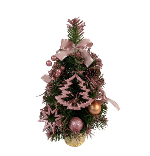 CHOINKA BOŻONARODZENIOWA 40 CM RÓŻOWA