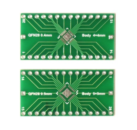 Adapter QFN28 0,4 mm QFN28 0,5 mm