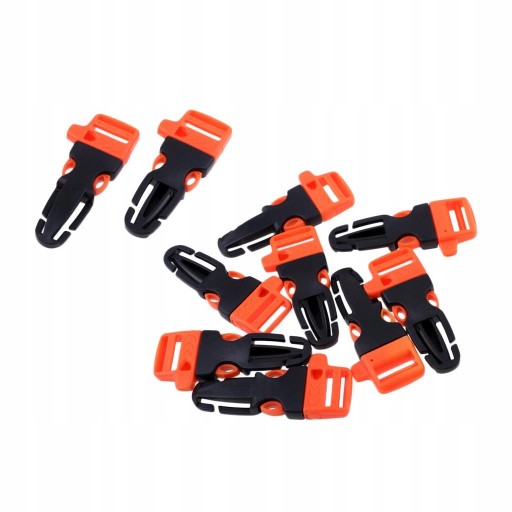 10 Paracord SideRelease Whistle Buckle Emergency