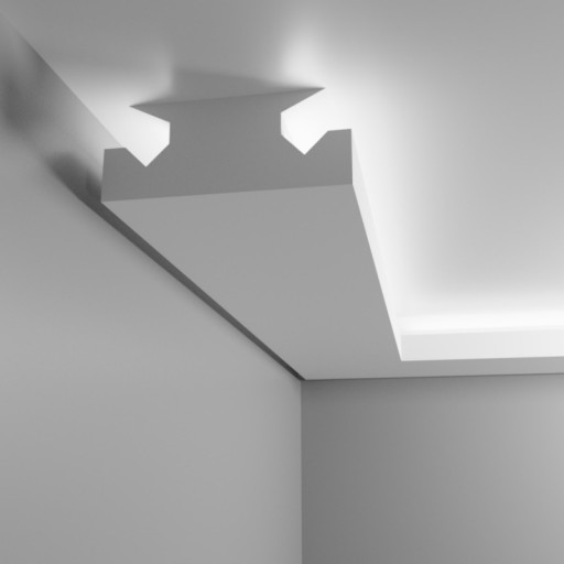 Gzyms listwa oświetleniowa LED XPS MIRROR 80X150mm