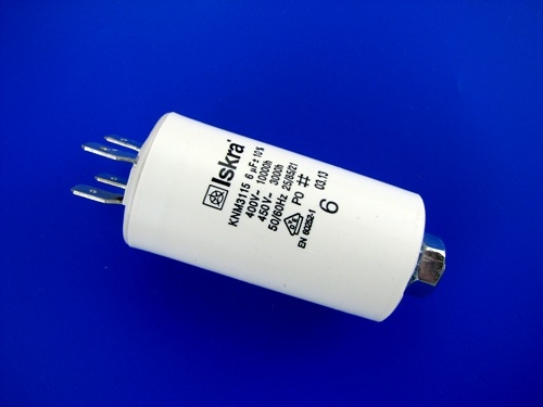 Kondensator rozruchowy silnik 1uF 450/500V