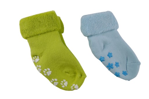 Polskie Skarpetki Niemowlęce Bawełniane ABS 2 PACK