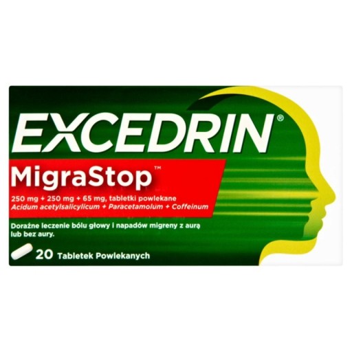 Excedrin MigraStop, 20 tabl.