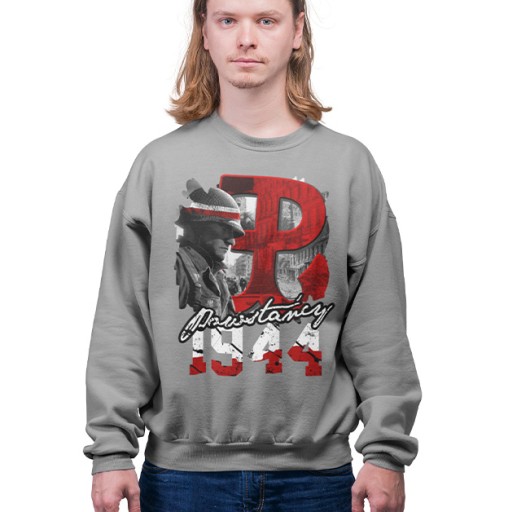 BLUZA PATRIOTYCZNA POWSTANIE WARSZAWSKIE 1944 SIWA