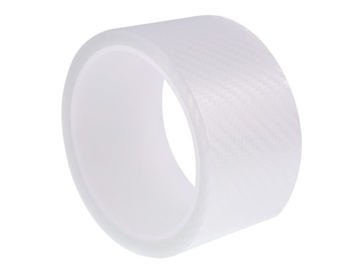Taśma dekoracyjna mocna 50mm CARBON / BIAŁA 3m