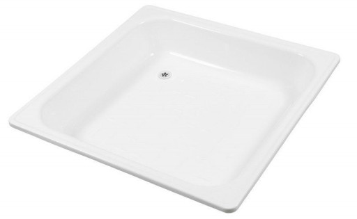 OUTLET Brodzik stalowy 80x80cm kwadratowy Roca