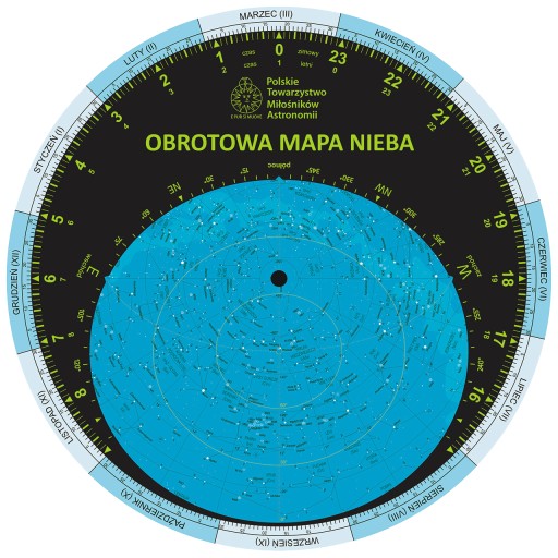Obrotowa Mapa Nieba
