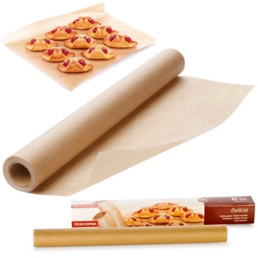 TESCOMA PAPIER DO PIECZENIA BRĄZOWY DŁUGI TUBA 8m