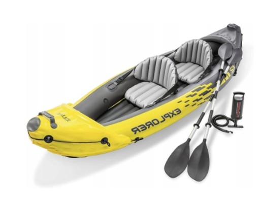 Kajak Intex 68307 Explorer K-2 osob Wiosła Kil