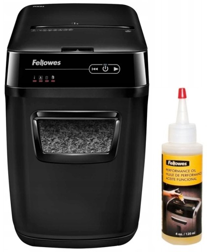 Niszczarka automatyczna FELLOWES AUTOMAX 200C + OLEJ FELLOWES 120 ML GRATIS
