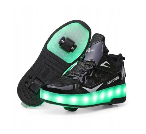 ROWERY ROWEROWE LED BUTY Z KÓŁKAMI ROLKI