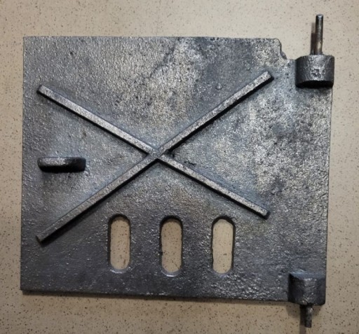 Drzwiczki żeliwne wewnętrzne do pieca 18X15