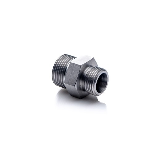 Nypel redukcyjny 3/8'' - M12x1,5 stalowa złączka