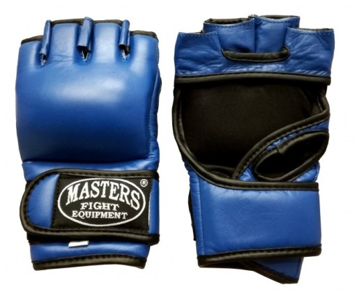 RĘKAWICE MASTERS DO MMA - GF-3 NIEBIESKIE ROZMIAR XL