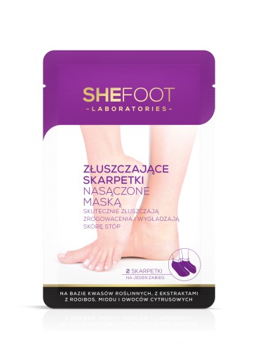 SHEFOOT Skarpety złuszczające 1 para
