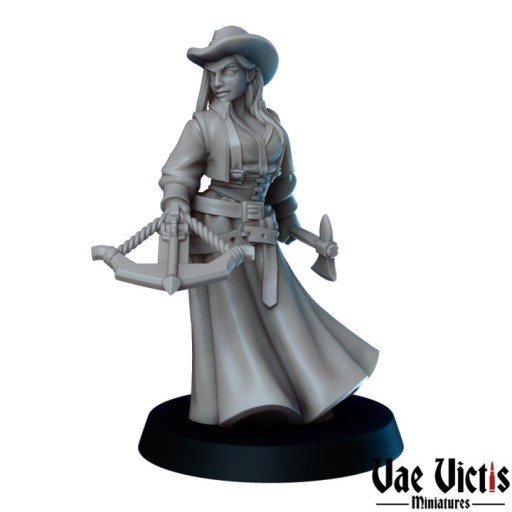 Figurka Vae Victis Łotrzyca z dzikiego zachodu RPG