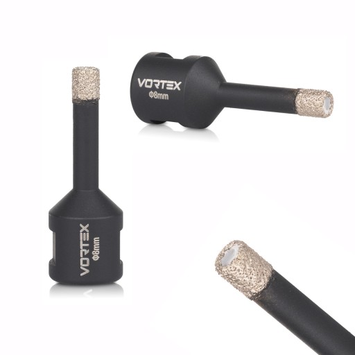 WIERTŁO DIAMENTOWE 8MM KORONKA OTWORNICA VORTEX M14 GRES DO SZLIFIERKI