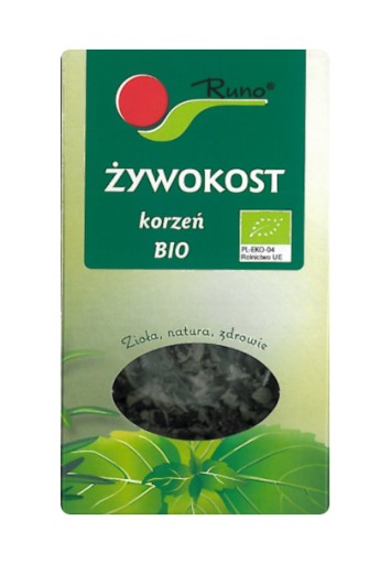 Żywokost lekarski korzeń BIO - 50g Runo Certyfikat