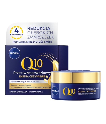 NIVEA Q10 Krem przeciwzmarszczkowy ujędrniający do cery dojrzałej 50ml