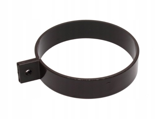 Obejma rury spustowej PVC fi110 brąz ciem RAL8019