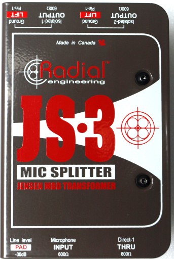 Spliter mikrofonowy Radial JS 3