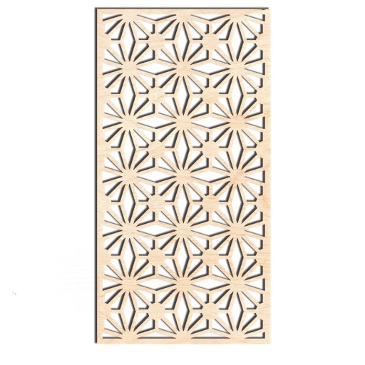 panel ażurowy dekoracyjny fraktal 30x59cm