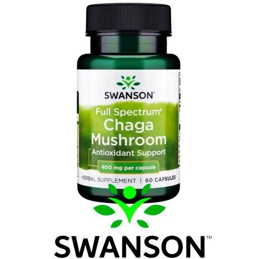 SWANSON CHAGA mushroom GRZYBEK WITALNY adaptogen