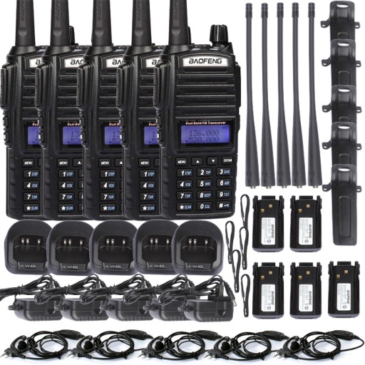 Baofeng UV-82 HTQ KRÓTKOFALÓWKA RADIOTELEFON WALKIE TALKIE SKANER Radio FM