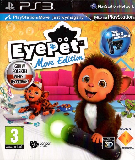 EyePet Move Edition PS3, gra na MOVE