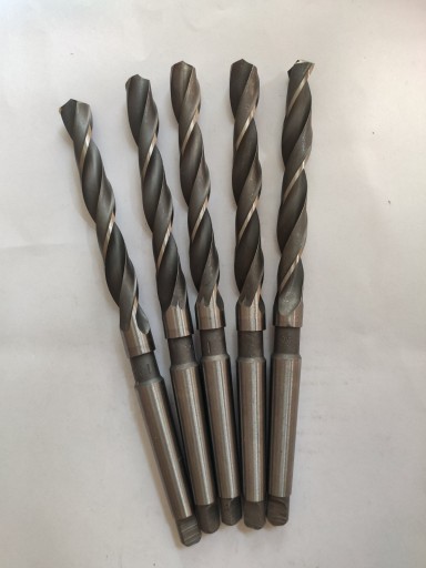 Wiertło do metalu NWKc fi 12 mm HSS na stożku Morse'a MK1 zestaw 5 szt