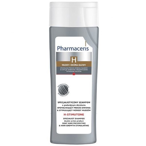 PHARMACERIS H STIMUTONE szampon do włosów siw