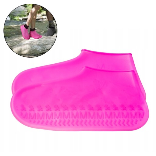 Wodoodporne Ochraniacze na Buty r35-39 ciemnyróż
