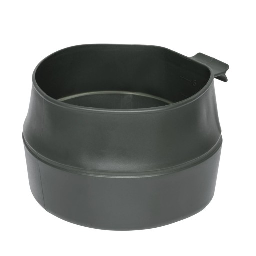 SZWEDZKI DUŻY SKŁADANY KUBEK TURYSTYCZNY WILDO 600 ml Olive Oliwkowy