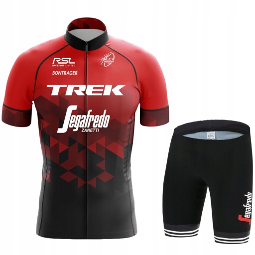 Strój kolarski rowerowy Męski Trek krótki rękaw,XS