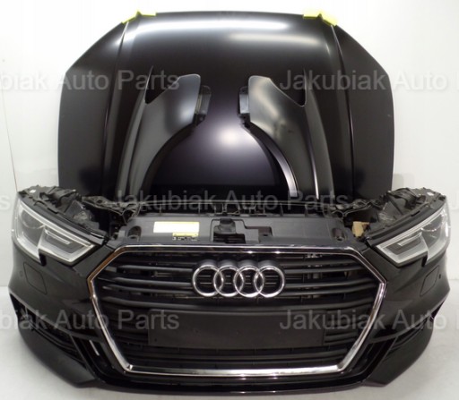 AUDI A3 LIFT 8V5 SEDAN S-LINE MASKA ZDERZAK LAMPA KOMPLETNY PRZÓD