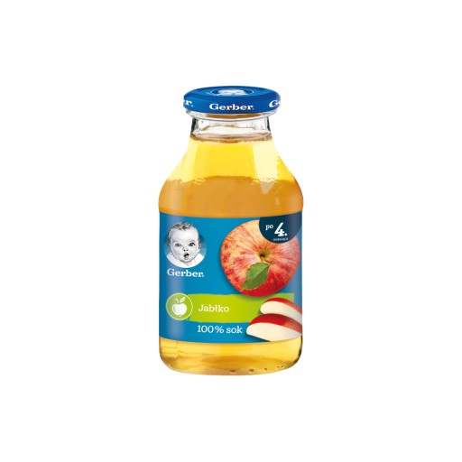 GERBER SOK 100% JABŁKO 200 ML