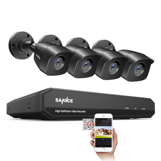 SANNCE 8-kanałowy system kamer CCTV 5 w 1 1080p