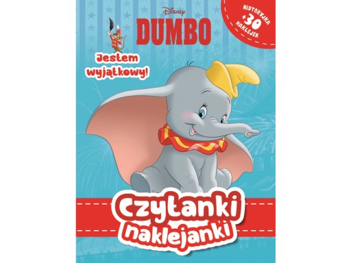 Książka Disney Dumbo Czytanki naklejanki