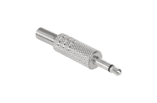 Wtyk jack 3,5mm mono metalowy lutowany 3451