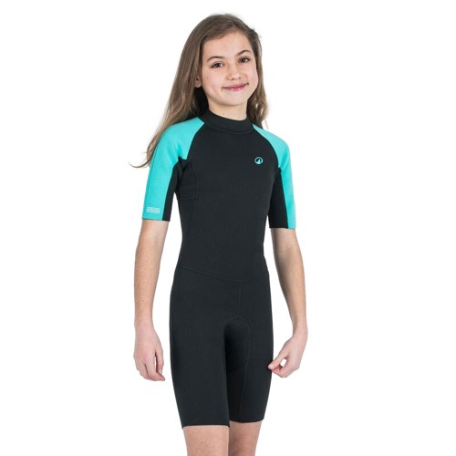 OLIAN PIANKA NEOPRENOWA DLA DZIECI PLAŻA BASEN karaibska zieleń 141-150cm