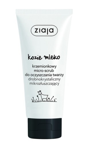 Ziaja Kozie mleko, Krzemionkowy Micro-scrub twarzy, 75 ml